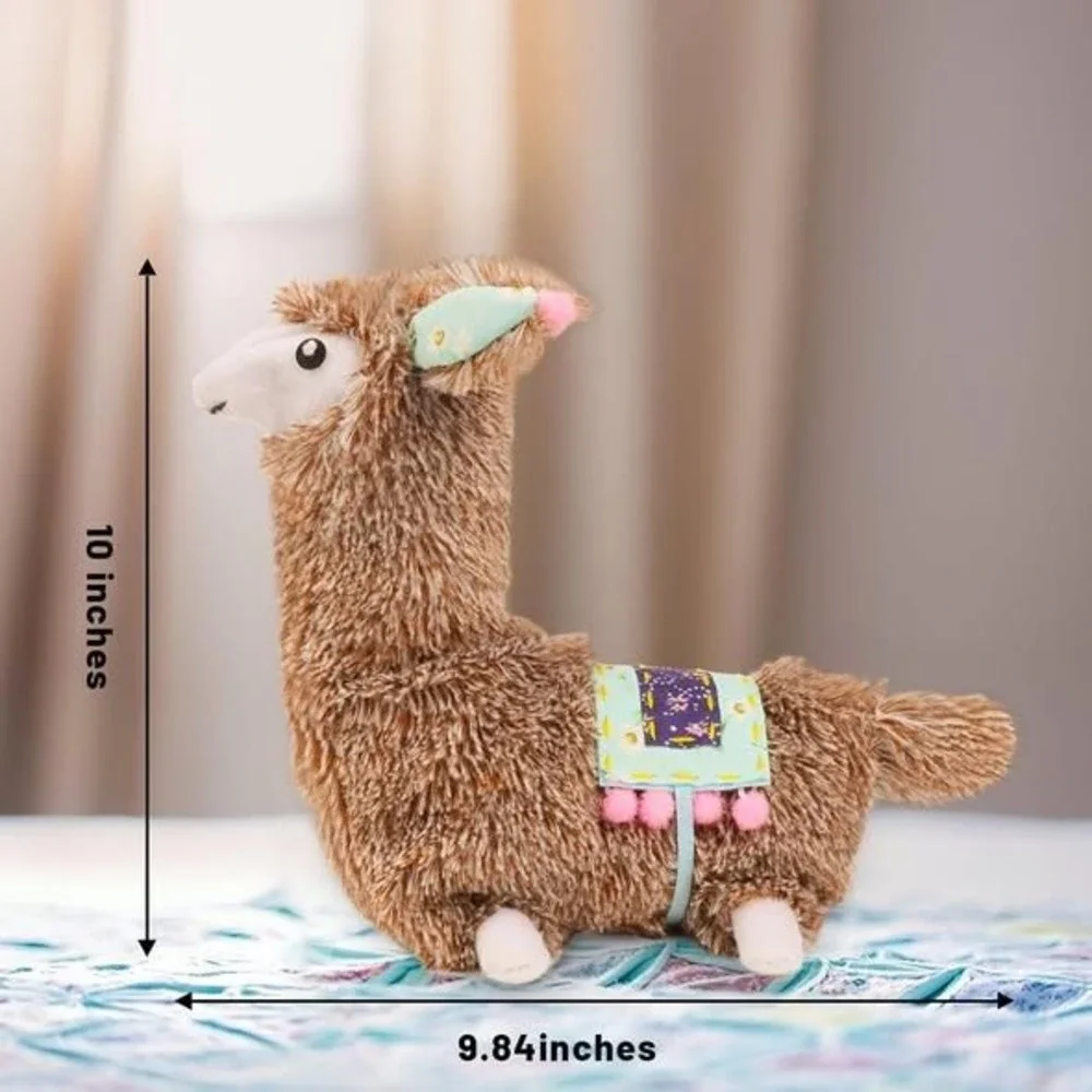 Hoyo DIY Plush Llama‎ Sewing Kit Brown Shaggy Stuffed Animal Craft Set Ages 5+